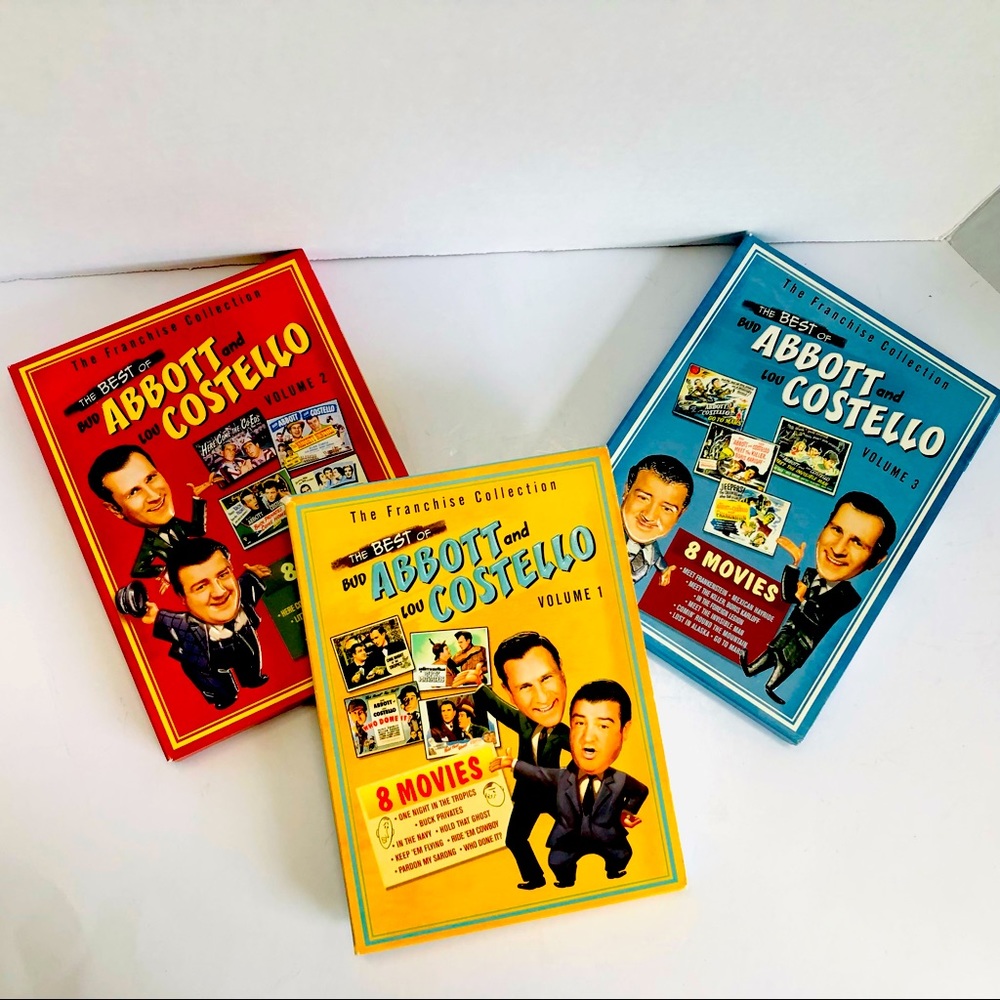 The Best of Abbott & Costello DVDs, Vols. 1, 2 & 3 (24 Movies), Excellent Cond